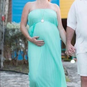 Pink Blush Maternity Dress